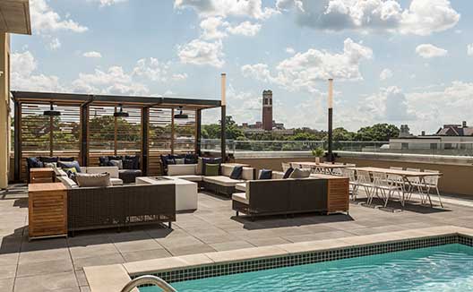rooftop pool
